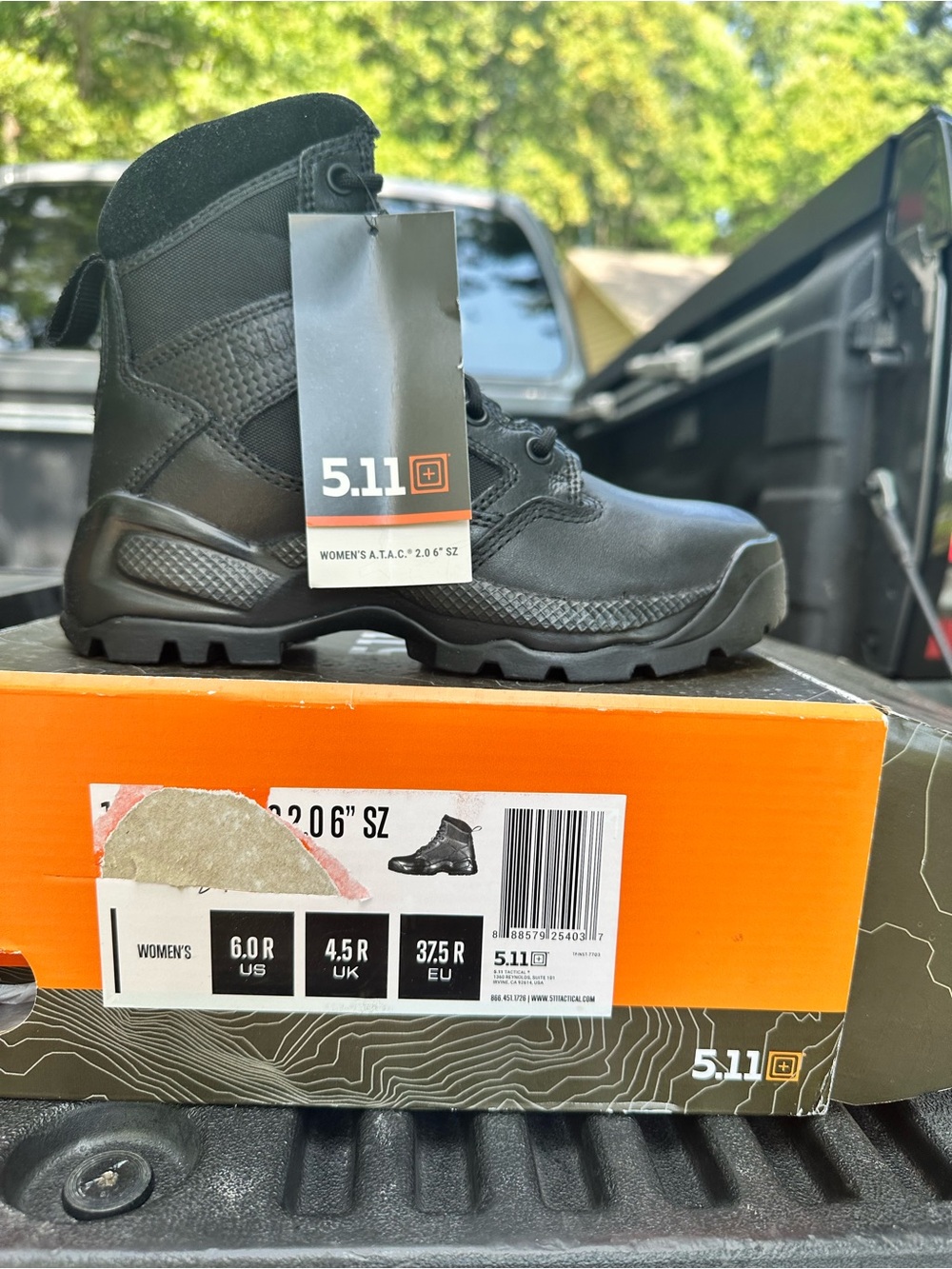 5.11 Tactical Women’s Black ATAC 2.0 6" Tactical Boot